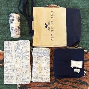 Petite Plume Tote and Accessories Set